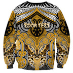 Aotearoa Iwi Ngati Whatua Personalised Sweatshirt Maori Kowhaiwhai Pattern