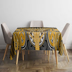 Aotearoa Iwi Ngati Whatua Tablecloth Maori Kowhaiwhai Pattern