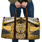 Aotearoa Iwi Ngati Whatua Travel Bag Maori Kowhaiwhai Pattern