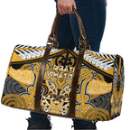 Aotearoa Iwi Ngati Whatua Travel Bag Maori Kowhaiwhai Pattern
