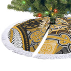 Aotearoa Iwi Ngati Whatua Tree Skirt Maori Kowhaiwhai Pattern