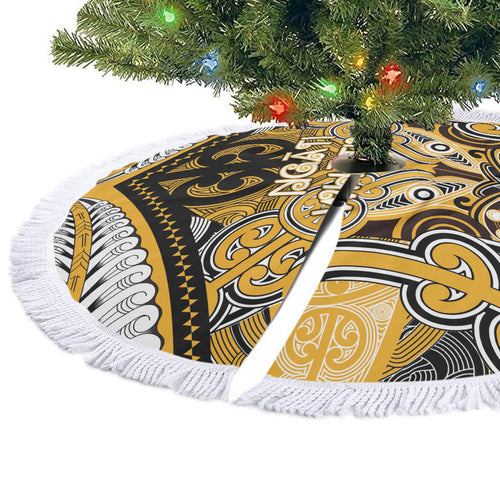 Aotearoa Iwi Ngati Whatua Tree Skirt Maori Kowhaiwhai Pattern