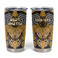 Aotearoa Iwi Ngati Whatua Personalised Tumbler Cup Maori Kowhaiwhai Pattern