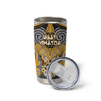 Aotearoa Iwi Ngati Whatua Personalised Tumbler Cup Maori Kowhaiwhai Pattern