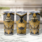 Aotearoa Iwi Ngati Whatua Personalised Tumbler Cup Maori Kowhaiwhai Pattern