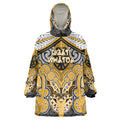 Aotearoa Iwi Ngati Whatua Personalised Wearable Blanket Hoodie Maori Kowhaiwhai Pattern