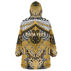 Aotearoa Iwi Ngati Whatua Personalised Wearable Blanket Hoodie Maori Kowhaiwhai Pattern