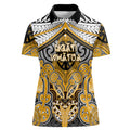 Aotearoa Iwi Ngati Whatua Personalised Women Polo Shirt Maori Kowhaiwhai Pattern