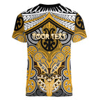 Aotearoa Iwi Ngati Whatua Personalised Women V-Neck T-Shirt Maori Kowhaiwhai Pattern