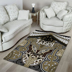 Aotearoa Iwi Waikato Tainui Area Rug Maori Kowhaiwhai Pattern