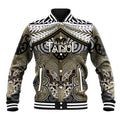 Aotearoa Iwi Waikato Tainui Personalised Baseball Jacket Maori Kowhaiwhai Pattern