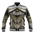 Aotearoa Iwi Waikato Tainui Personalised Baseball Jacket Maori Kowhaiwhai Pattern