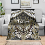 Aotearoa Iwi Waikato Tainui Blanket Maori Kowhaiwhai Pattern