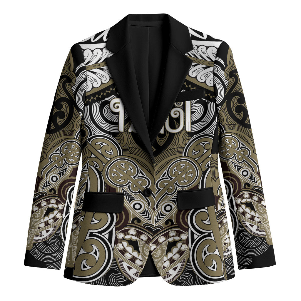Aotearoa Iwi Waikato Tainui Personalised Blazer Maori Kowhaiwhai Pattern