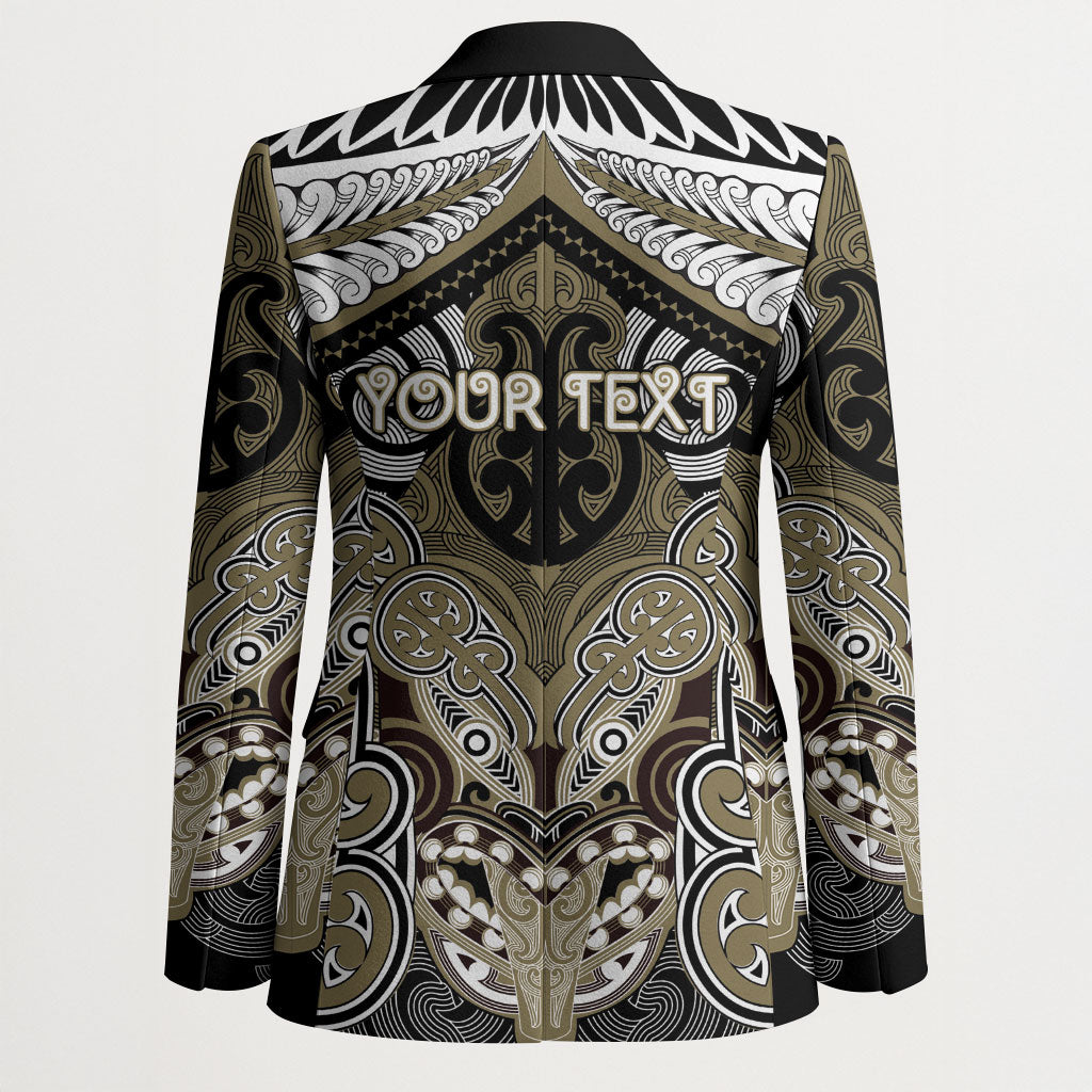 Aotearoa Iwi Waikato Tainui Personalised Blazer Maori Kowhaiwhai Pattern