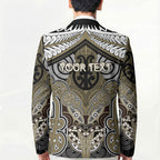 Aotearoa Iwi Waikato Tainui Personalised Blazer Maori Kowhaiwhai Pattern