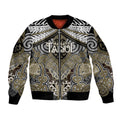 Aotearoa Iwi Waikato Tainui Personalised Bomber Jacket Maori Kowhaiwhai Pattern