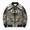 Aotearoa Iwi Waikato Tainui Personalised Bomber Puffer Jacket Maori Kowhaiwhai Pattern