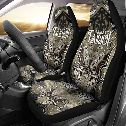 Aotearoa Iwi Waikato Tainui Car Seat Cover Maori Kowhaiwhai Pattern