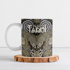 Aotearoa Iwi Waikato Tainui Personalised Ceramic Mug Maori Kowhaiwhai Pattern