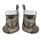Aotearoa Iwi Waikato Tainui Personalised Christmas Stocking Maori Kowhaiwhai Pattern