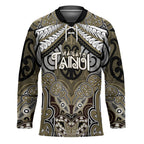 Aotearoa Iwi Waikato Tainui Personalised Hockey Jersey Maori Kowhaiwhai Pattern