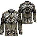 Aotearoa Iwi Waikato Tainui Personalised Hockey Jersey Maori Kowhaiwhai Pattern