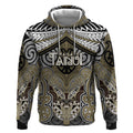 Aotearoa Iwi Waikato Tainui Personalised Hoodie Maori Kowhaiwhai Pattern