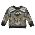 Aotearoa Iwi Waikato Tainui Personalised Kid Ugly Christmas Sweater Maori Kowhaiwhai Pattern