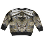 Aotearoa Iwi Waikato Tainui Personalised Kid Ugly Christmas Sweater Maori Kowhaiwhai Pattern