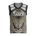 Aotearoa Iwi Waikato Tainui Personalised Christmas Knitted V-Neck Vest Maori Kowhaiwhai Pattern