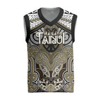 Aotearoa Iwi Waikato Tainui Personalised Christmas Knitted V-Neck Vest Maori Kowhaiwhai Pattern