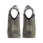 Aotearoa Iwi Waikato Tainui Personalised Christmas Knitted V-Neck Vest Maori Kowhaiwhai Pattern