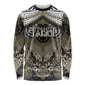 Aotearoa Iwi Waikato Tainui Personalised Long Sleeve Shirt Maori Kowhaiwhai Pattern