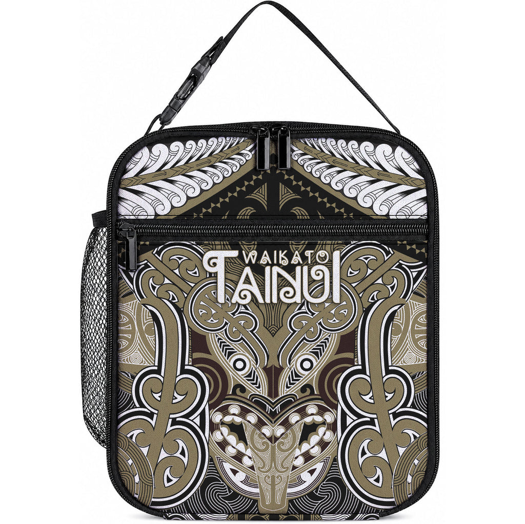 Aotearoa Iwi Waikato Tainui Lunch Bag Maori Kowhaiwhai Pattern