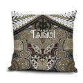 Aotearoa Iwi Waikato Tainui Pillow Cover Maori Kowhaiwhai Pattern