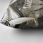Aotearoa Iwi Waikato Tainui Pillow Cover Maori Kowhaiwhai Pattern