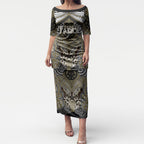 Aotearoa Iwi Waikato Tainui Personalised Puletasi Maori Kowhaiwhai Pattern