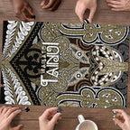 Aotearoa Iwi Waikato Tainui Puzzle Maori Kowhaiwhai Pattern