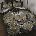 Aotearoa Iwi Waikato Tainui Quilt Bed Set Maori Kowhaiwhai Pattern