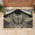 Aotearoa Iwi Waikato Tainui Rubber Doormat Maori Kowhaiwhai Pattern
