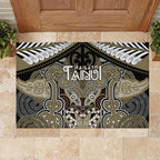 Aotearoa Iwi Waikato Tainui Rubber Doormat Maori Kowhaiwhai Pattern
