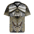 Aotearoa Iwi Waikato Tainui Personalised Rugby Jersey Maori Kowhaiwhai Pattern