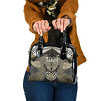 Aotearoa Iwi Waikato Tainui Shoulder Handbag Maori Kowhaiwhai Pattern