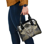 Aotearoa Iwi Waikato Tainui Shoulder Handbag Maori Kowhaiwhai Pattern