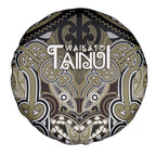 Aotearoa Iwi Waikato Tainui Spare Tire Cover Maori Kowhaiwhai Pattern