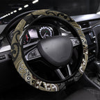 Aotearoa Iwi Waikato Tainui Steering Wheel Cover Maori Kowhaiwhai Pattern