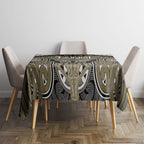Aotearoa Iwi Waikato Tainui Tablecloth Maori Kowhaiwhai Pattern