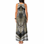 Aotearoa Iwi Waikato Tainui Personalised Tank Maxi Dress Maori Kowhaiwhai Pattern