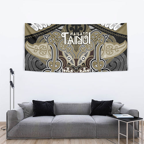 Aotearoa Iwi Waikato Tainui Tapestry Maori Kowhaiwhai Pattern